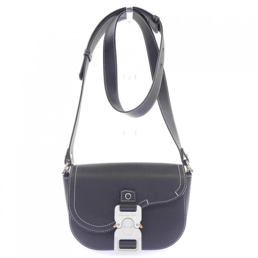 Christian Dior GALLOP black calfskin Saddle Messenger Bag